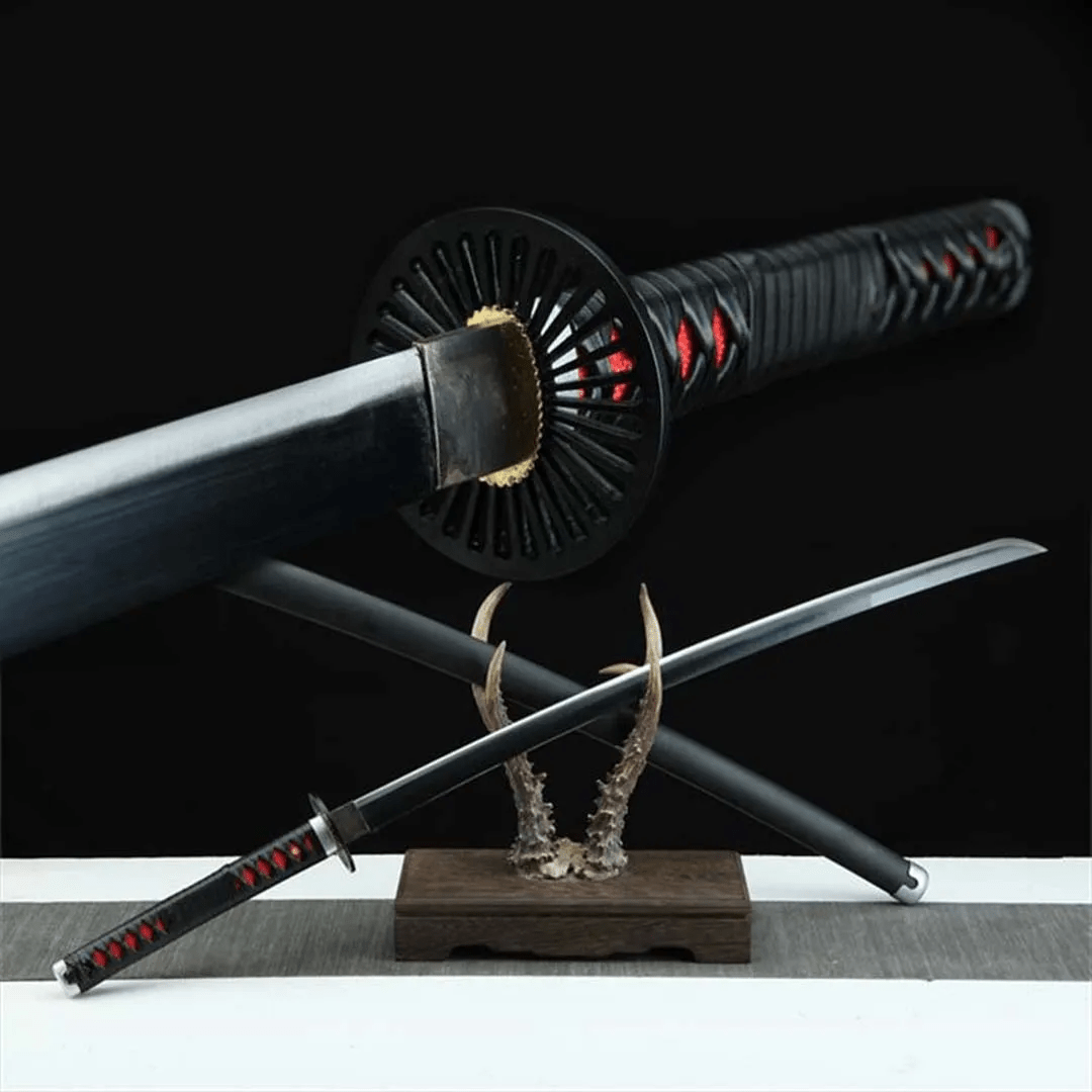 Tanjiro Kamado Katana Sword (Carbon Steel 1060) - Katana America