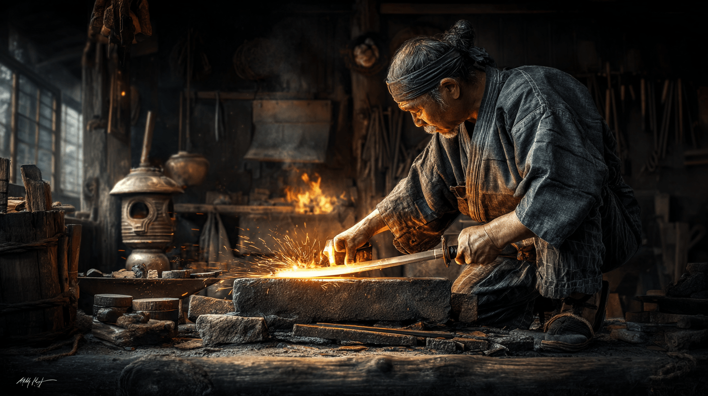 How Katana Is Made – Traditional Forging Process Explained - Katana America