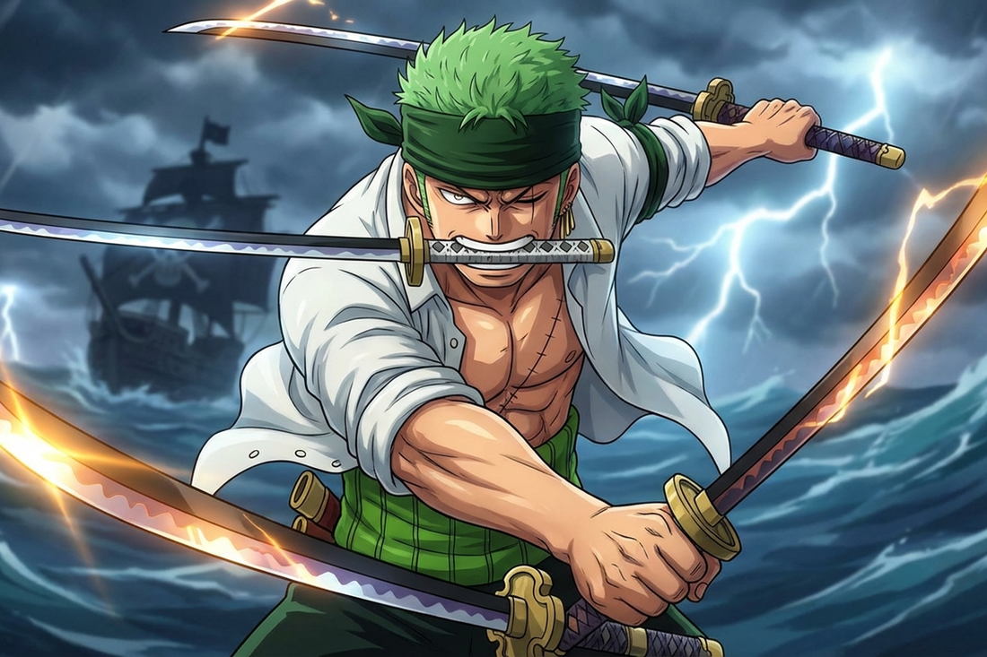 Roronoa Zoro Katana Swords: Three-Sword Style Mastery