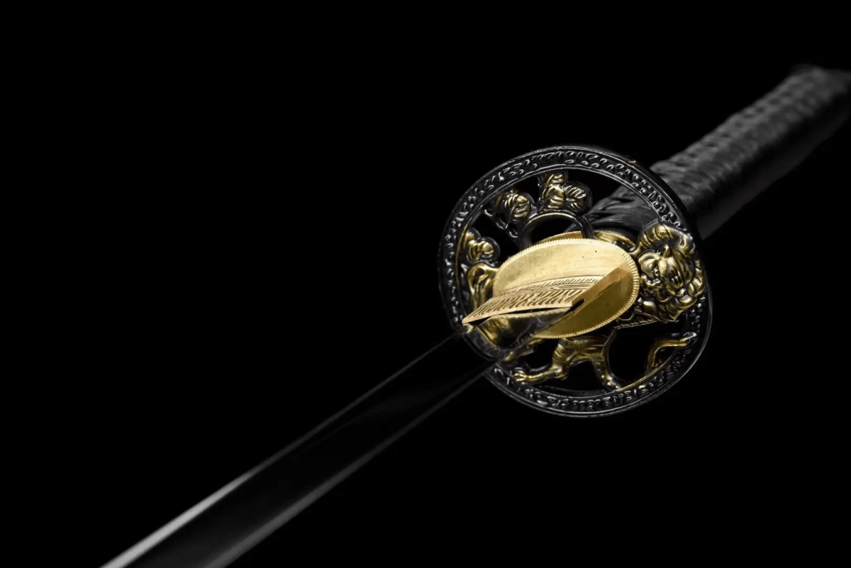 Black Blade Katana (1060 carbon steel) - Katana America