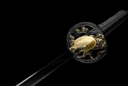 Black Blade Katana (1060 carbon steel) - Katana America