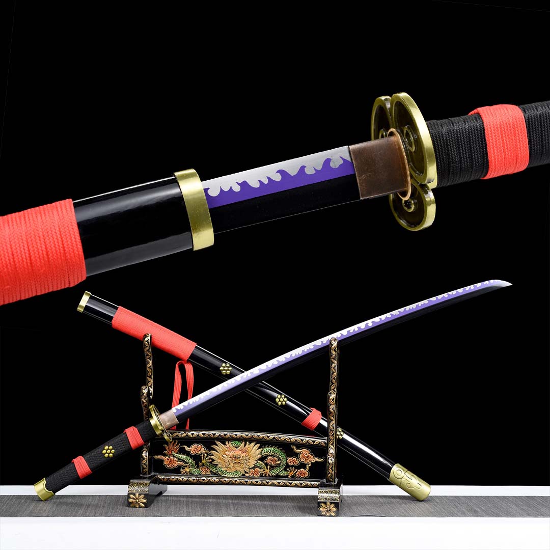 Black Enma Katana Sword (Carbon Steel 1060) - Katana America