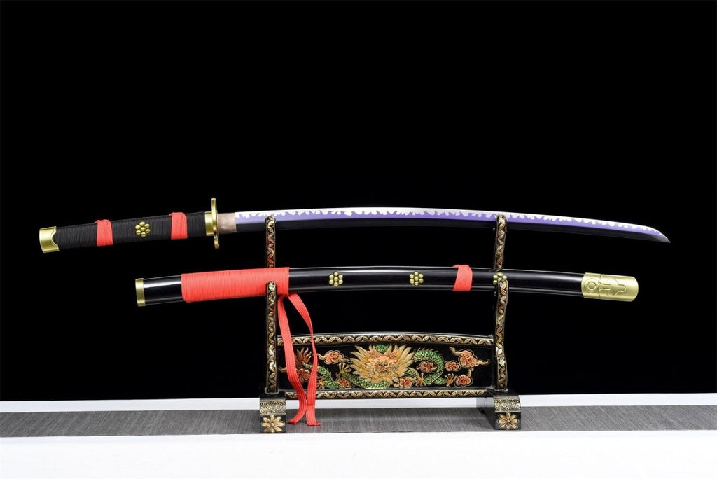 Black Enma Katana Sword (Carbon Steel 1060) - Katana America
