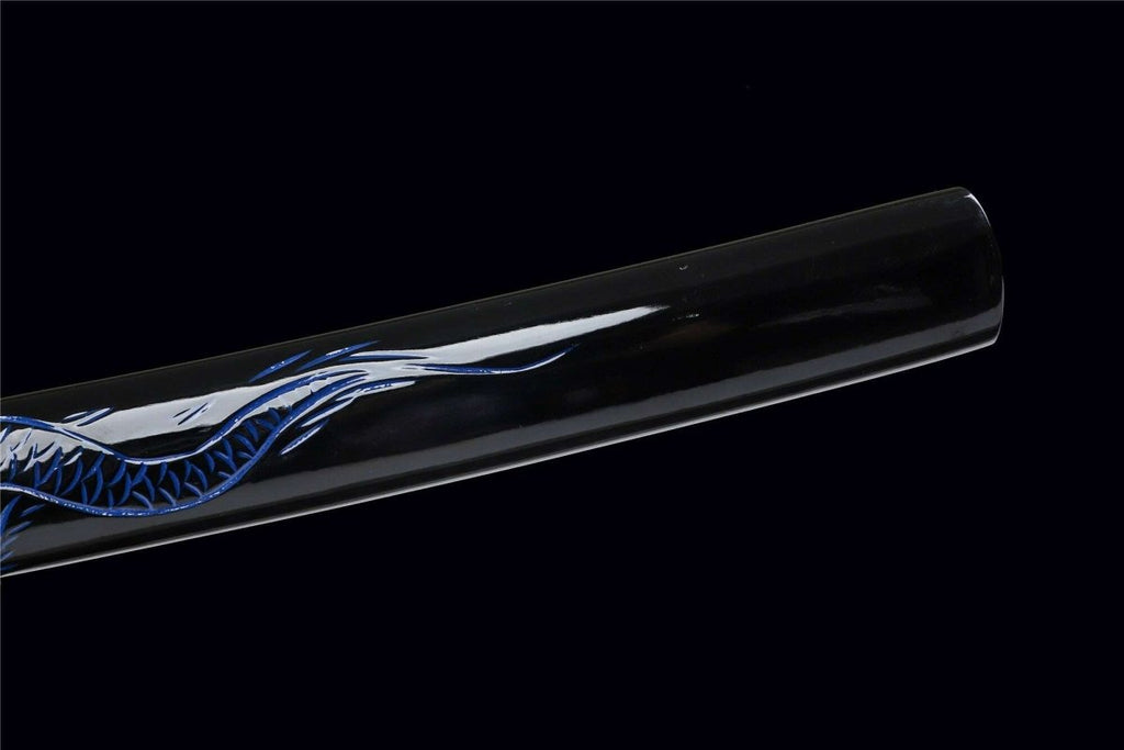 Blue Dragon Katana (T10 Steel) - Katana America