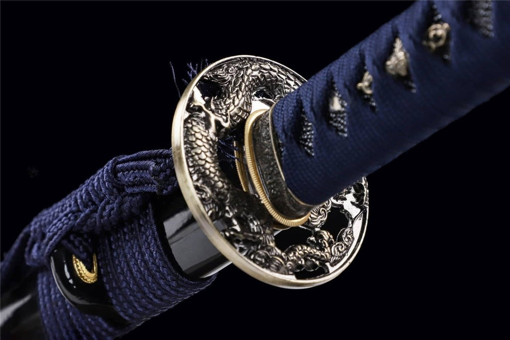 Blue Dragon Katana (T10 Steel) - Katana America