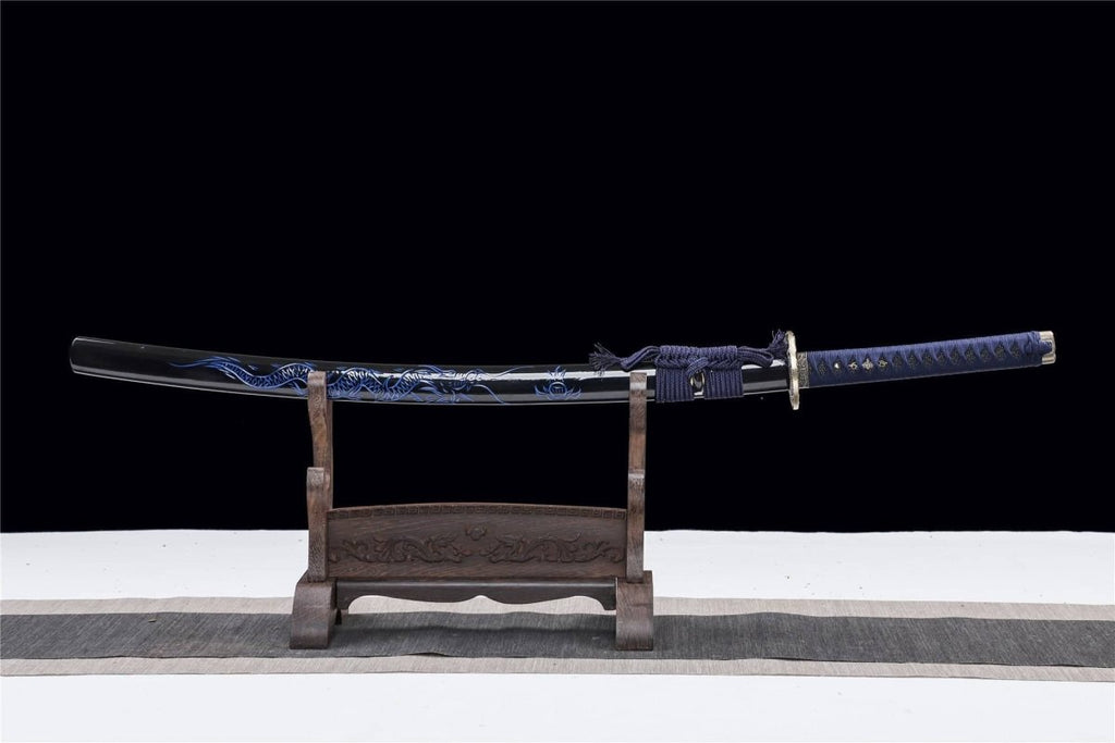 Blue Dragon Katana (T10 Steel) - Katana America