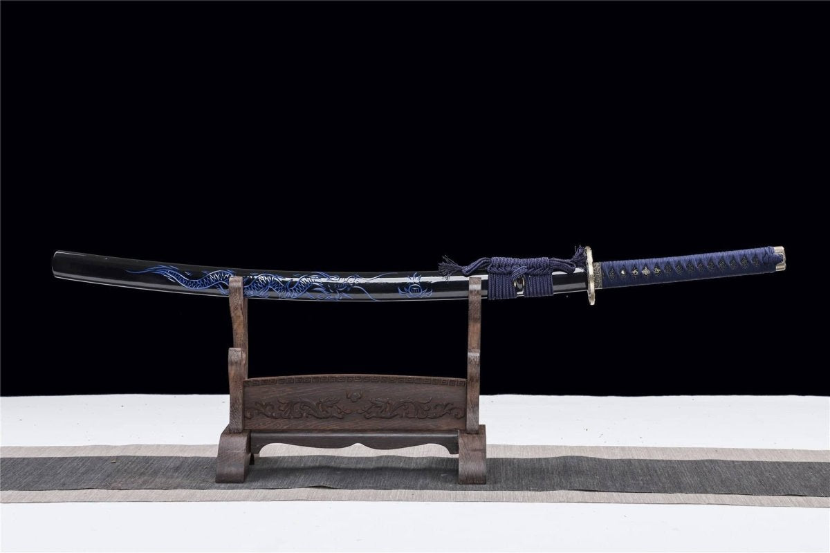 Blue Dragon Katana (T10 Steel) - Katana America