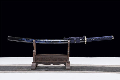 Blue Dragon Katana (T10 Steel) - Katana America