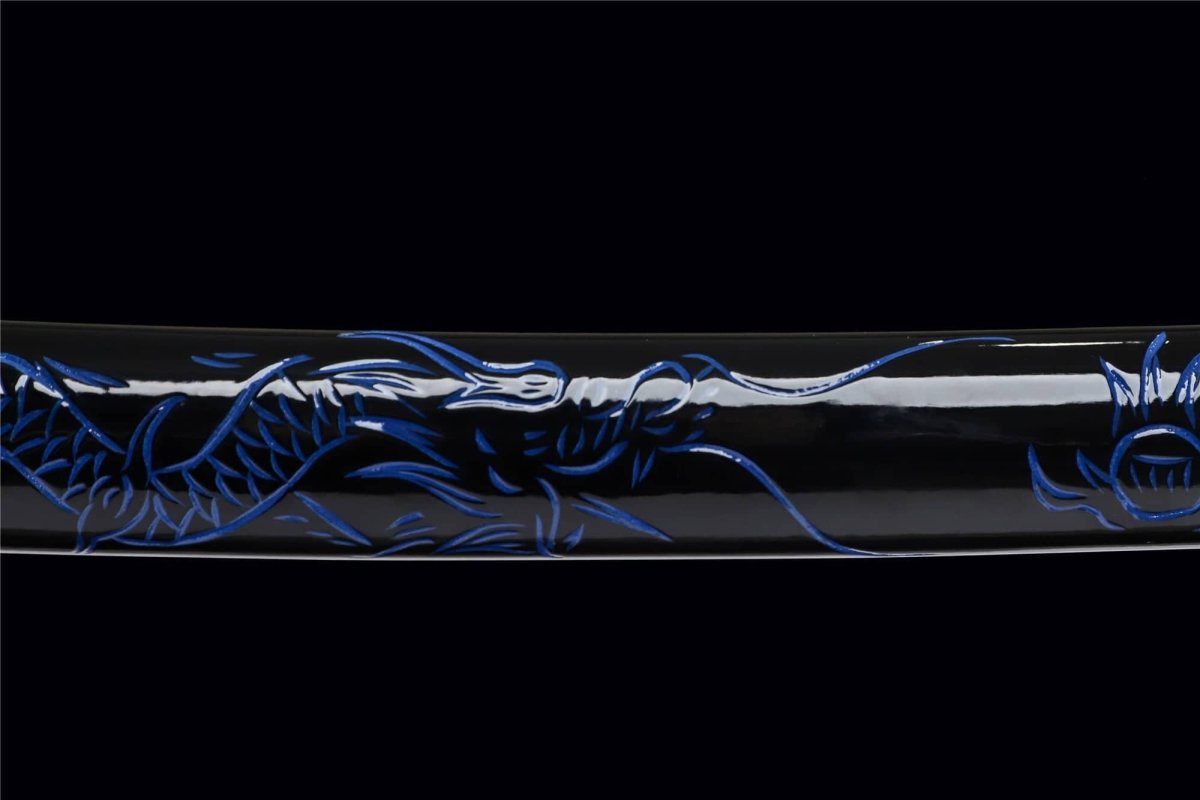 Blue Dragon Katana (T10 Steel) - Katana America