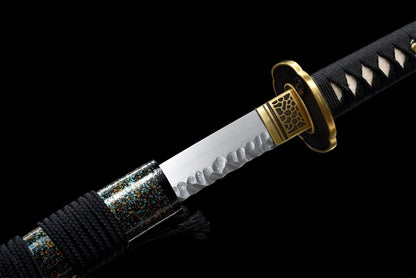 Flower of Fire Katana (Damascus Steel) - Katana America