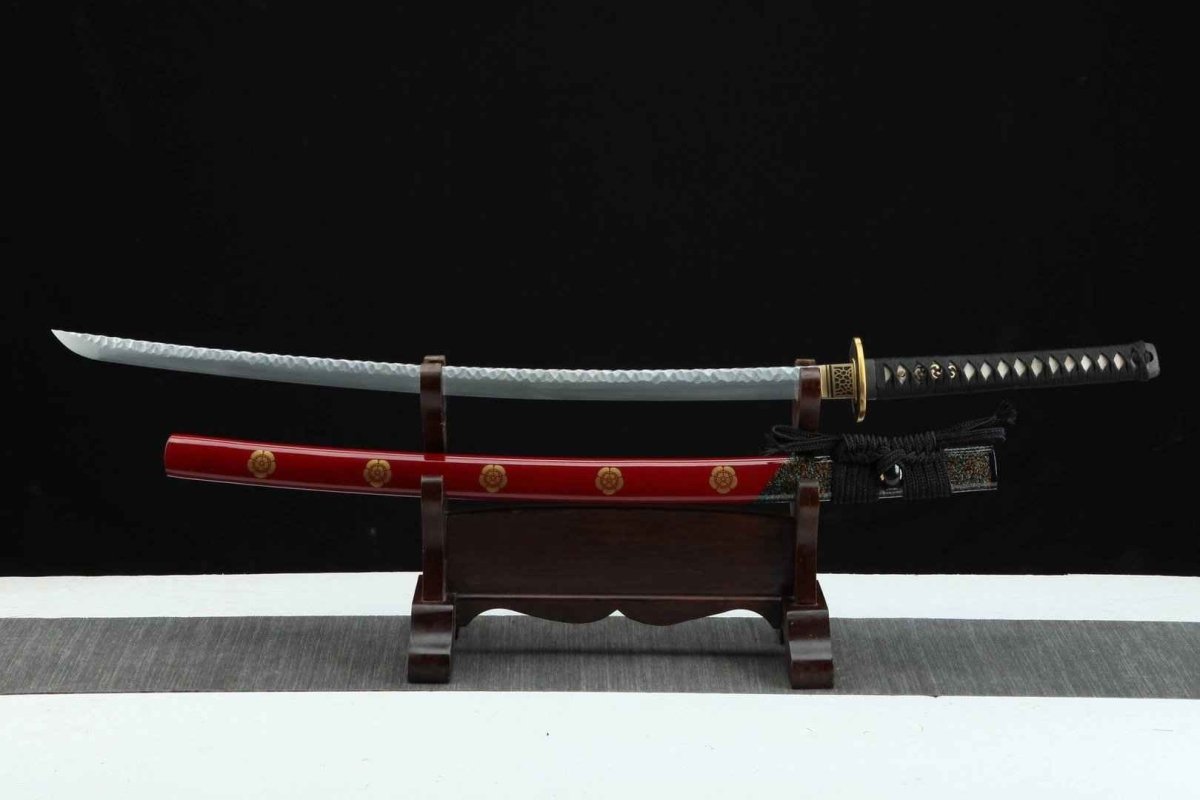 Flower of Fire Katana (Damascus Steel) - Katana America