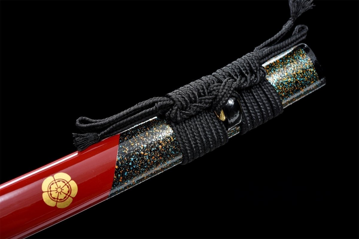 Flower of Fire Katana (Damascus Steel) - Katana America