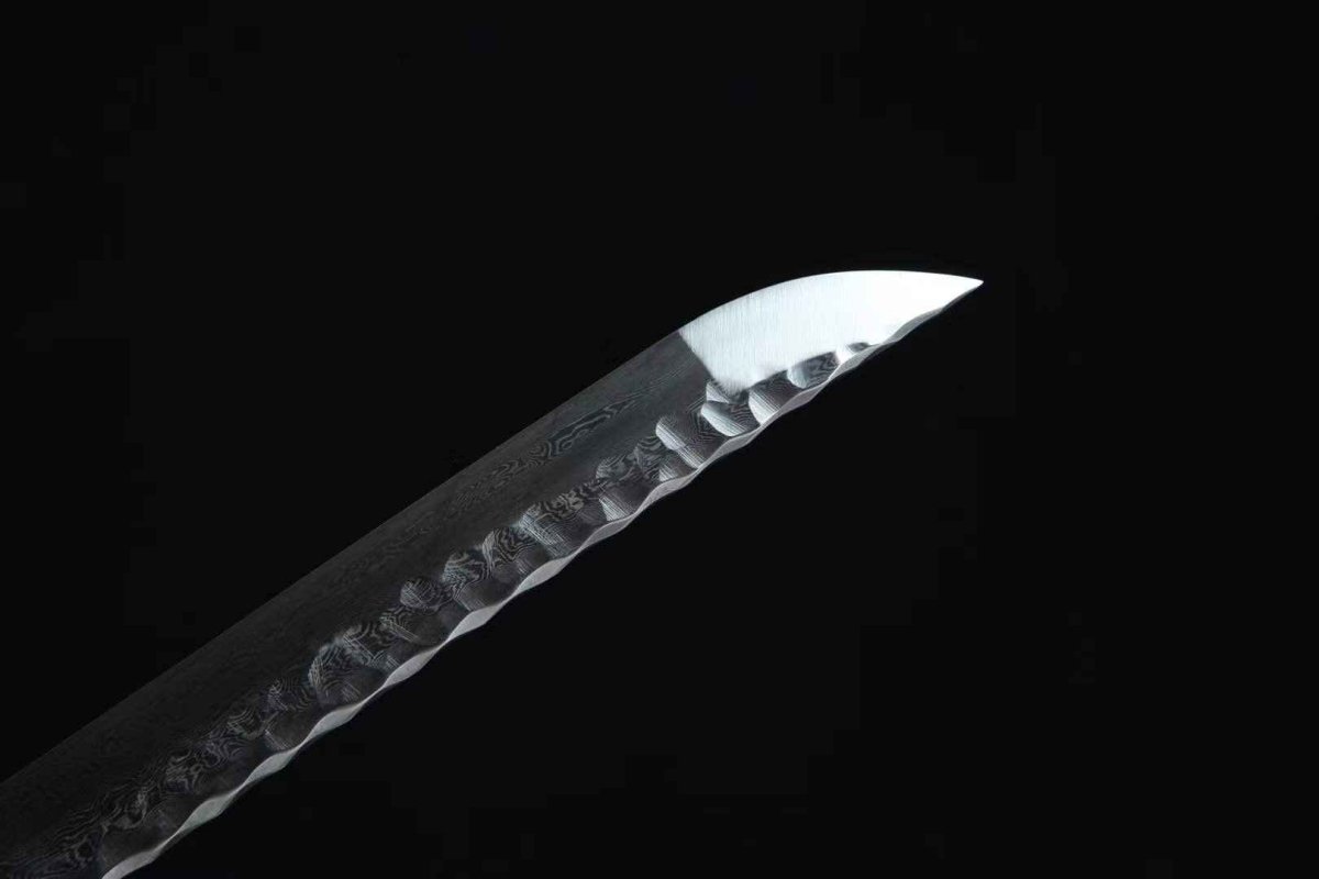 Flower of Fire Katana (Damascus Steel) - Katana America