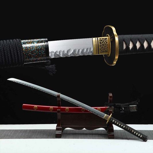 Flower of Fire Katana (Damascus Steel) - Katana America