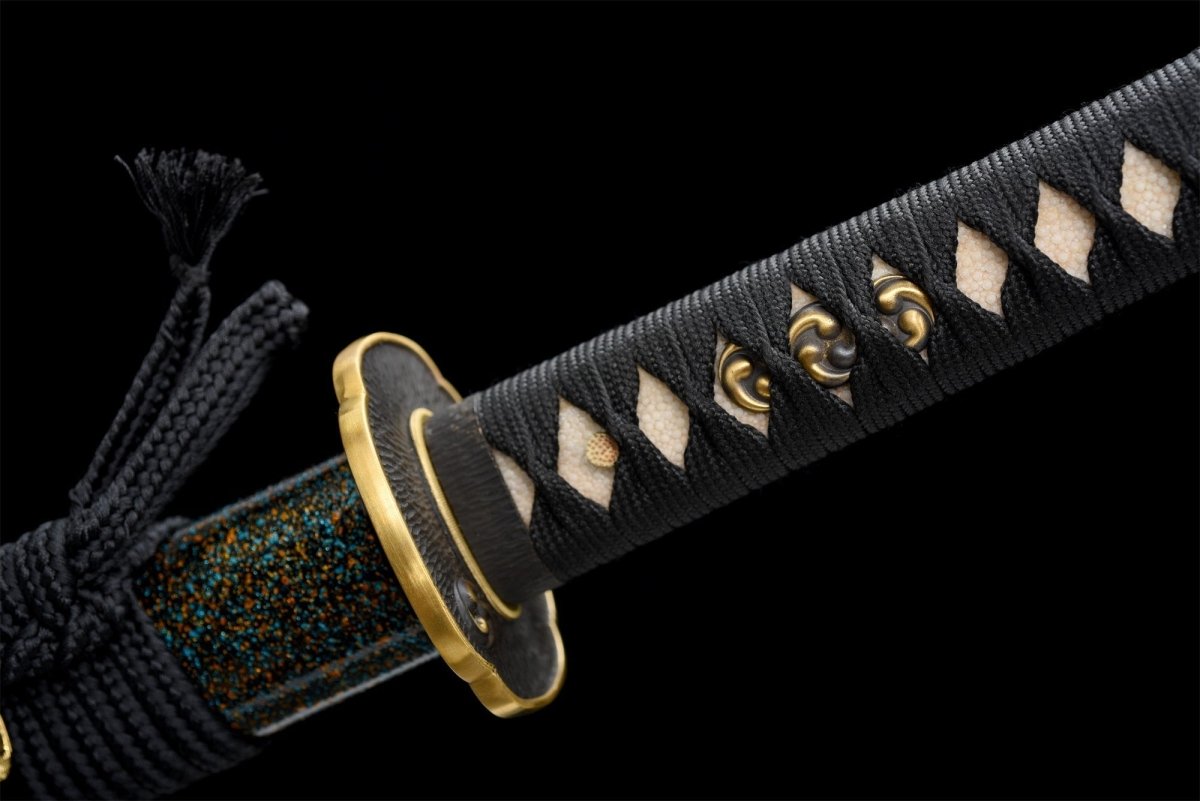 Flower of Fire Katana (Damascus Steel) - Katana America