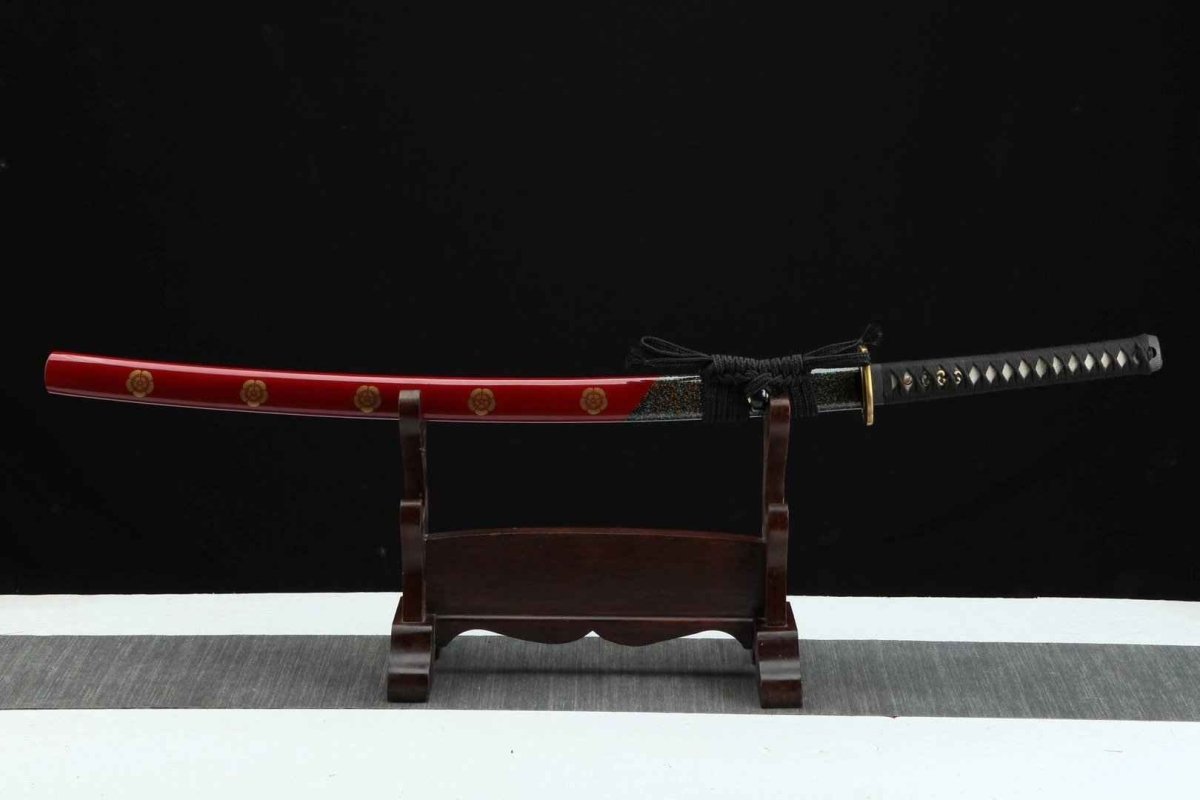 Flower of Fire Katana (Damascus Steel) - Katana America