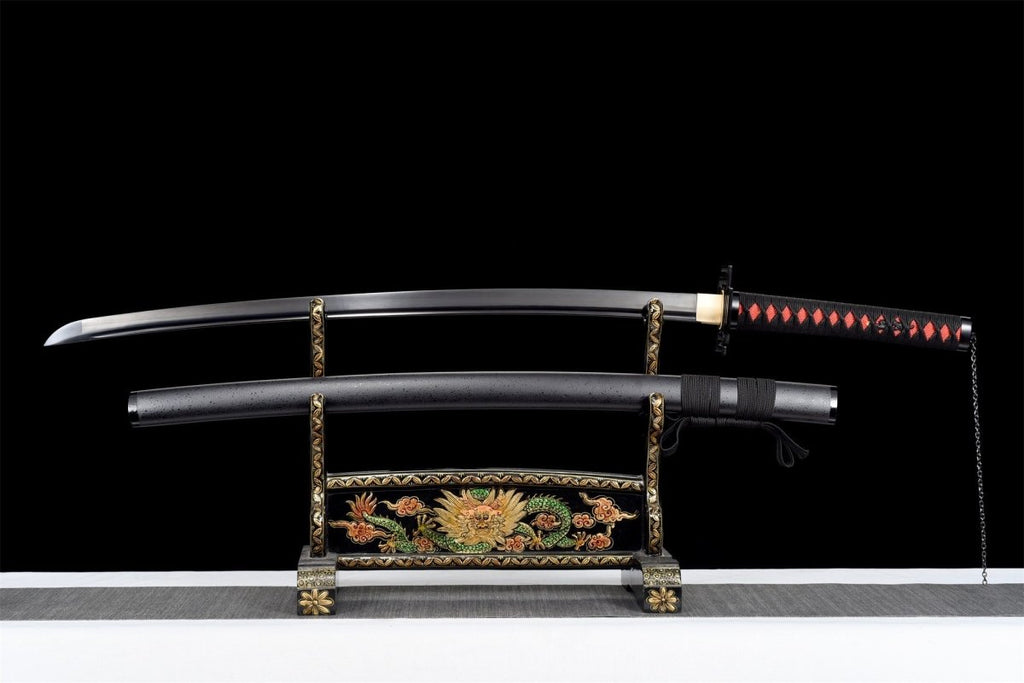 Ichigo Bankai Katana Sword Bleach (Carbon Steel 1060) - Katana America