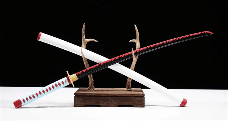 Mitsuri Kanroji Katana Sword (Carbon Steel 1060) - Katana America
