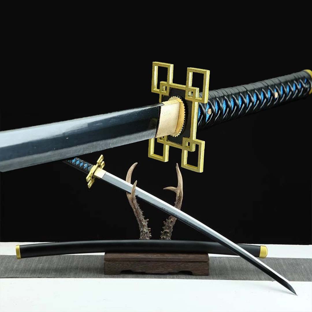 Muichiro Tokito Katana Sword (Carbon Steel 1060) - Katana America