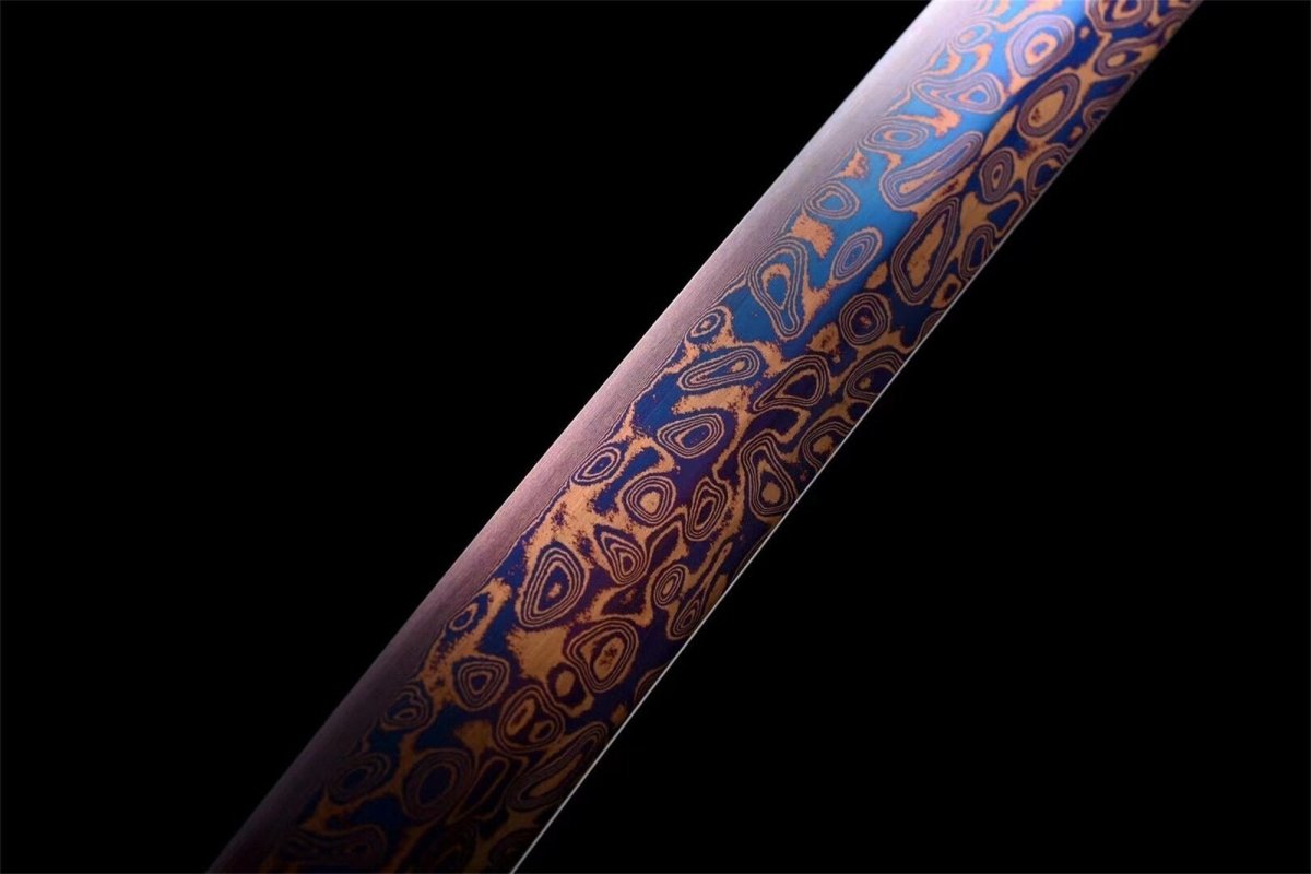 Multiverse Katana (Purple Damascus Steel) - Katana America