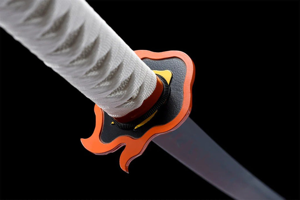 Rengoku Kyojuro Katana Sword (Carbon Steel 1060) - Katana America