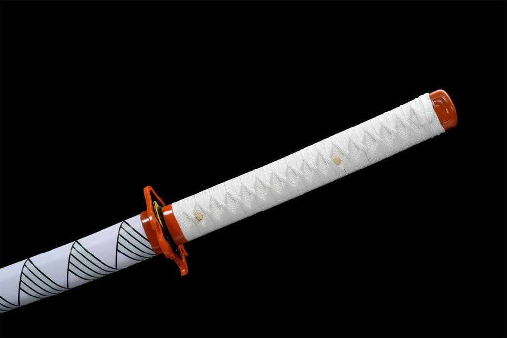 Rengoku Kyojuro Katana Sword (Carbon Steel 1060) - Katana America