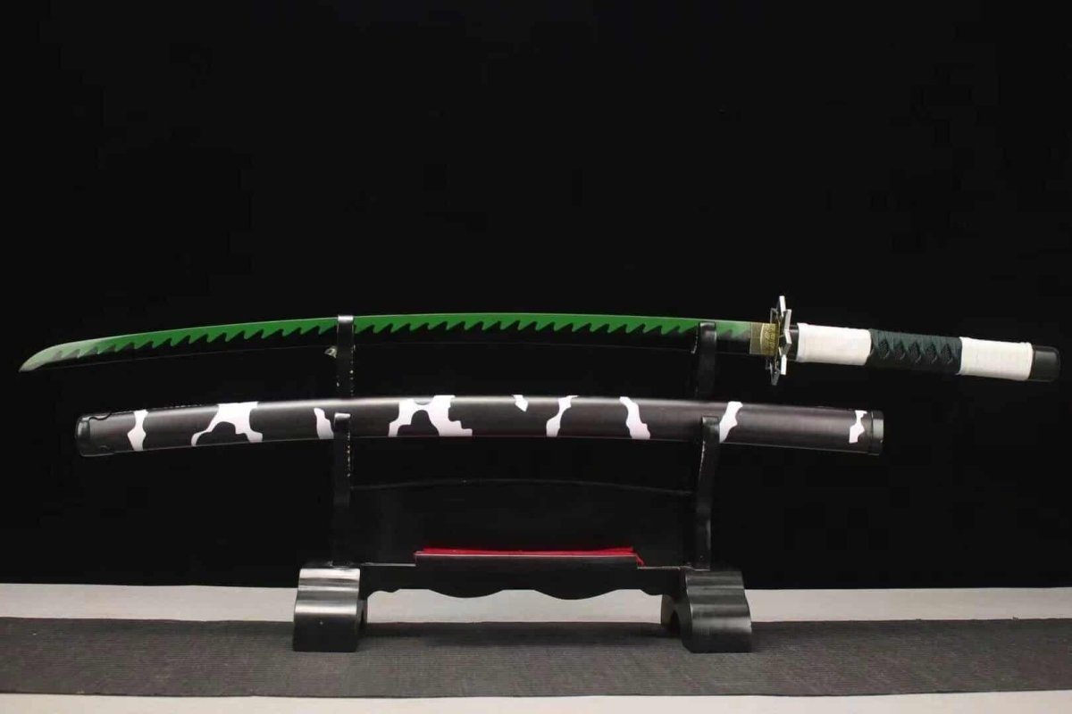 Sanemi Shinazugawa Katana Sword (Carbon Steel 1060) - Katana America