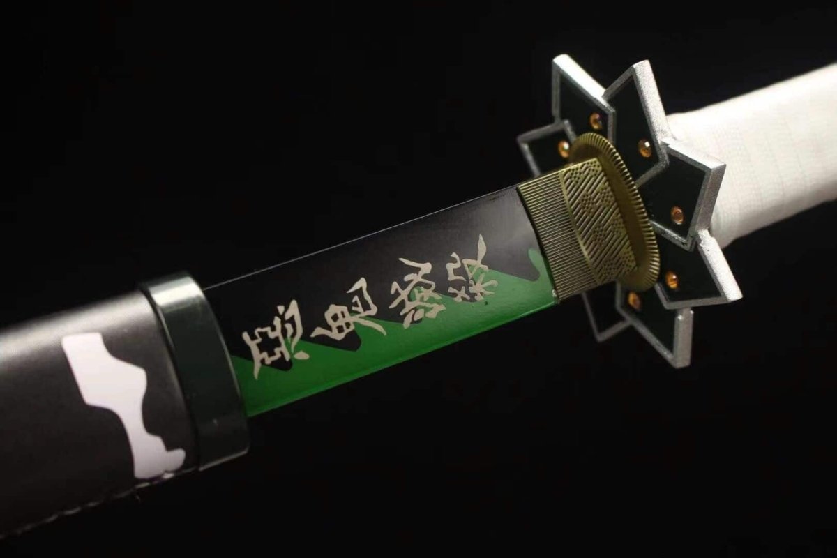 Sanemi Shinazugawa Katana Sword (Carbon Steel 1060) - Katana America