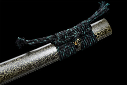 Spring Katana (Grilled Gold Damascus Steel) - Katana America