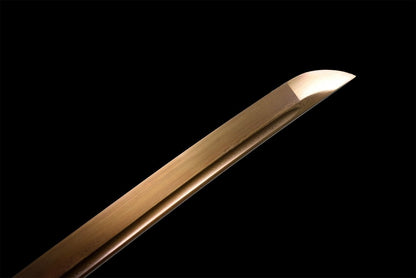 Spring Katana (Grilled Gold Damascus Steel) - Katana America