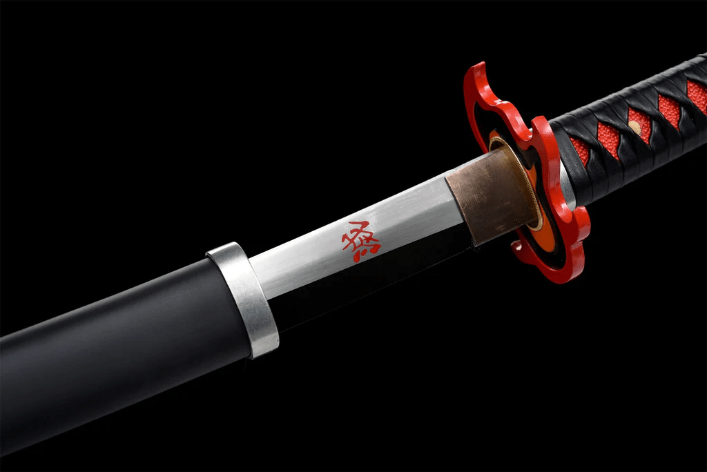 Tanjiro Kamado Katana Sword V2 (Carbon Steel 1060) - Katana America