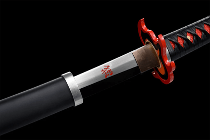 Tanjiro Kamado Katana Sword V2 (Carbon Steel 1060) - Katana America