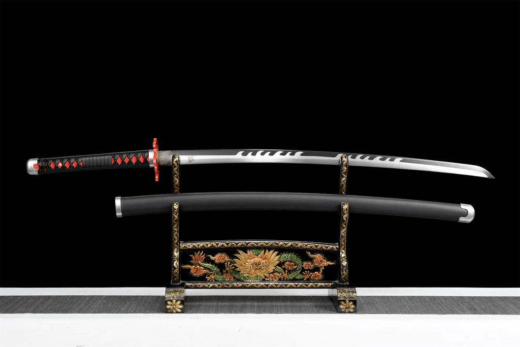 Tanjiro Kamado Katana Sword V2 (Carbon Steel 1060) - Katana America