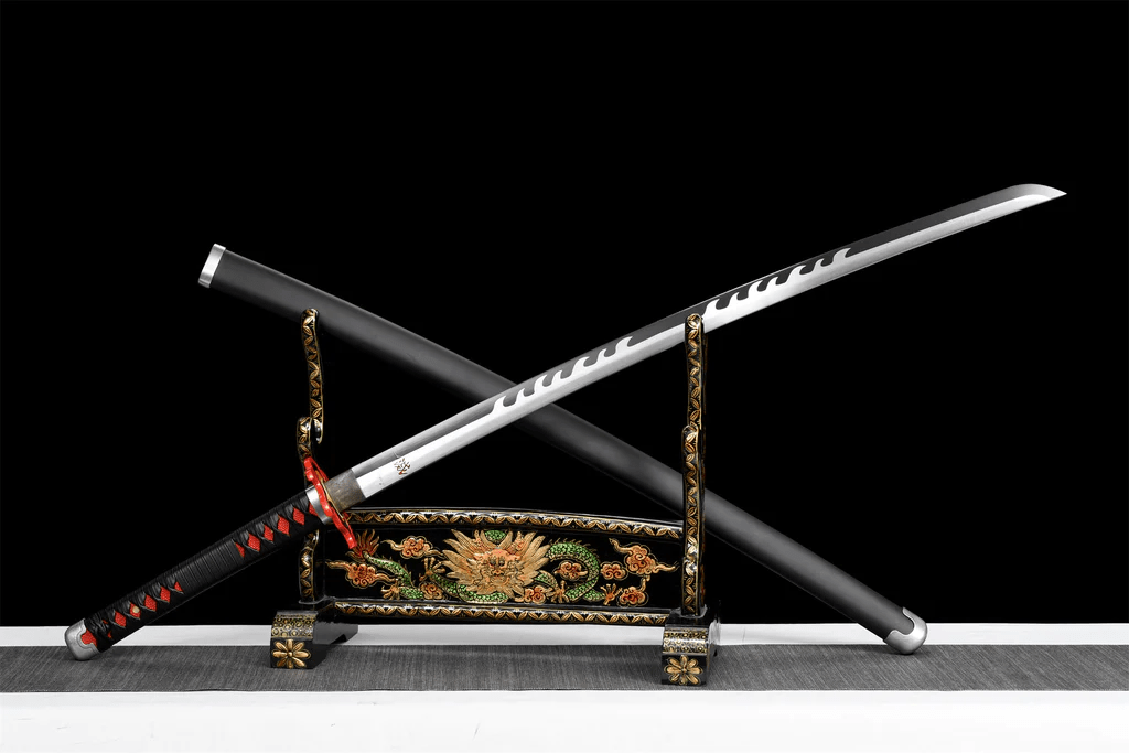 Tanjiro Kamado Katana Sword V2 (Carbon Steel 1060) - Katana America
