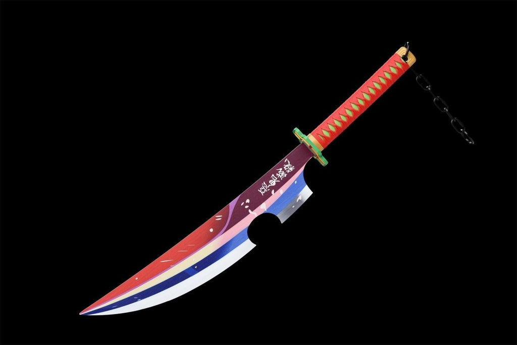 Tengen Uzui x2 Katana (Carbon steel 1060) - Katana America