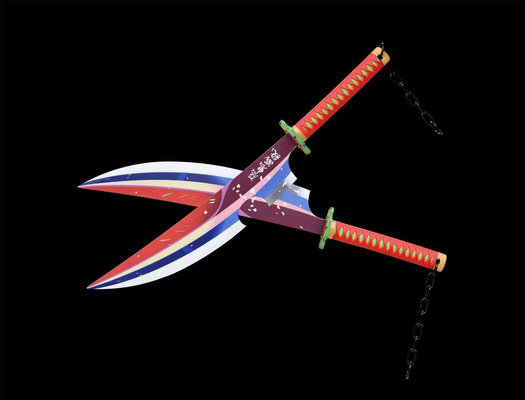 Tengen Uzui x2 Katana (Carbon steel 1060) - Katana America