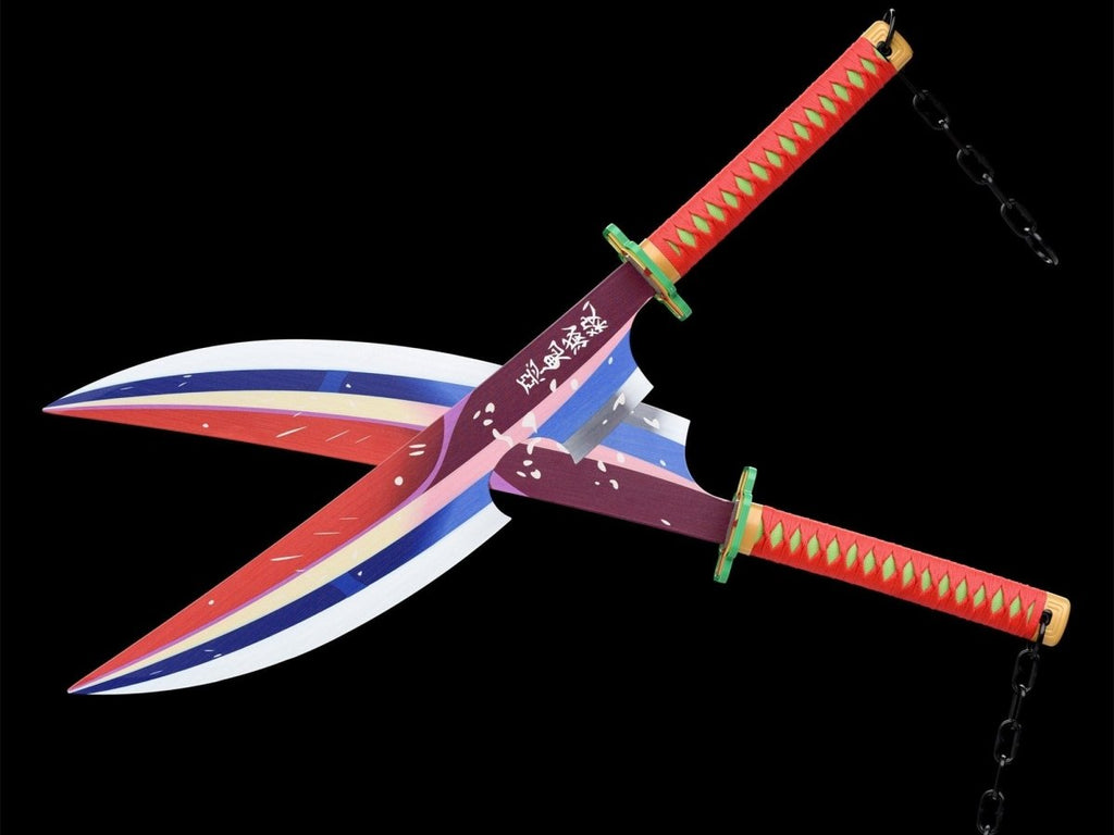 Tengen Uzui x2 Katana (Carbon steel 1060) - Katana America