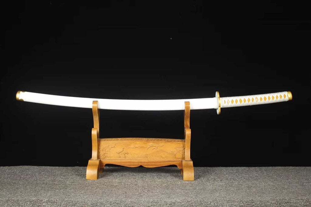 Zenitsu Agatsuma Katana Sword (Carbon Steel 1060) - Katana America