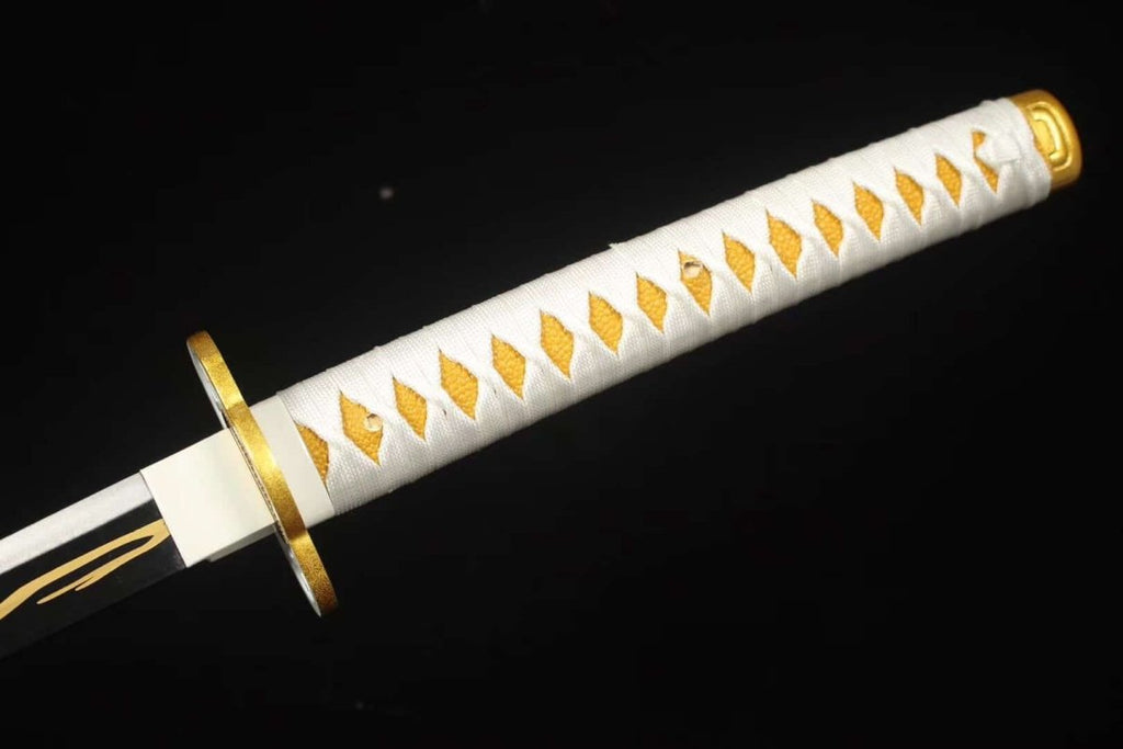 Zenitsu Agatsuma Katana Sword (Carbon Steel 1060) - Katana America
