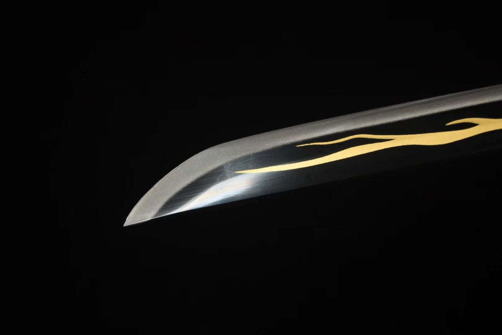 Zenitsu Agatsuma Katana Sword (Carbon Steel 1060) - Katana America