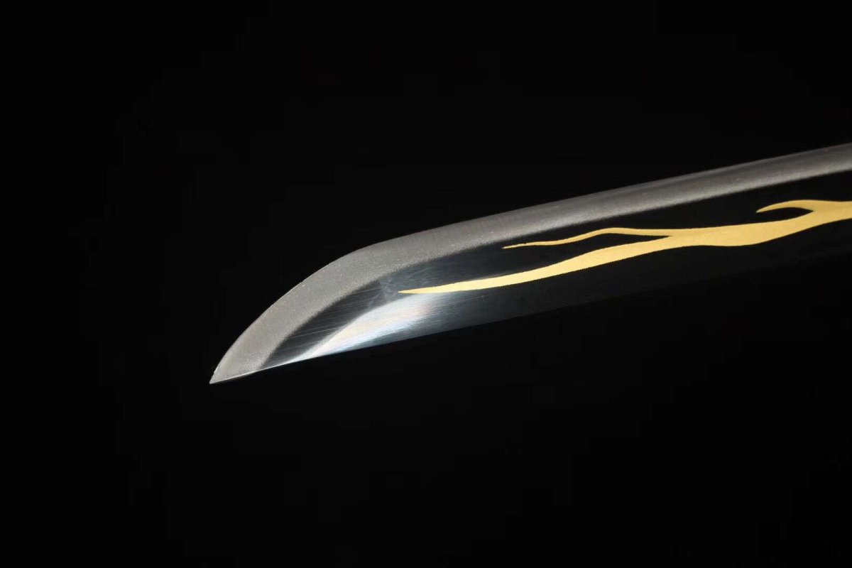 Zenitsu Agatsuma Katana Sword (Carbon Steel 1060) - Katana America