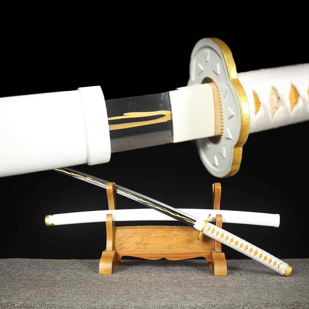 Zenitsu Agatsuma Katana Sword (Carbon Steel 1060) - Katana America